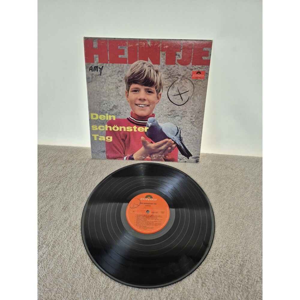 Heintje – Dein schönster Tag LP Record Polydor German Pop Stereo 33 RPM